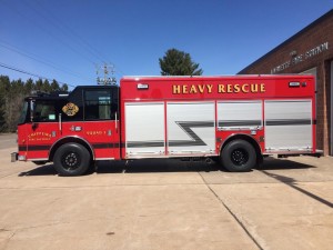 2016 Pierce Heavy Rescue Seats crew of 6 Extrication Tool Cascade & SCBA Fill Station